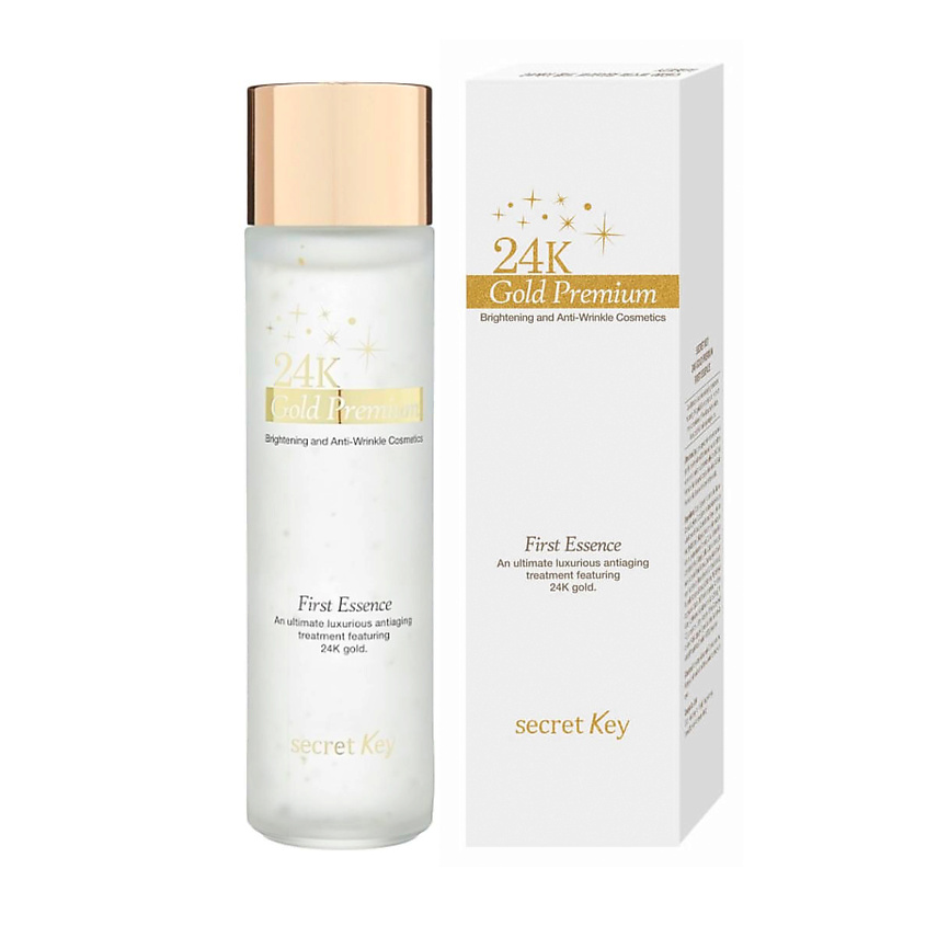 SECRET KEY Антивозрастная эссенция для лица с коллоидным золотом 24K Gold Premium First Essence – фото 2