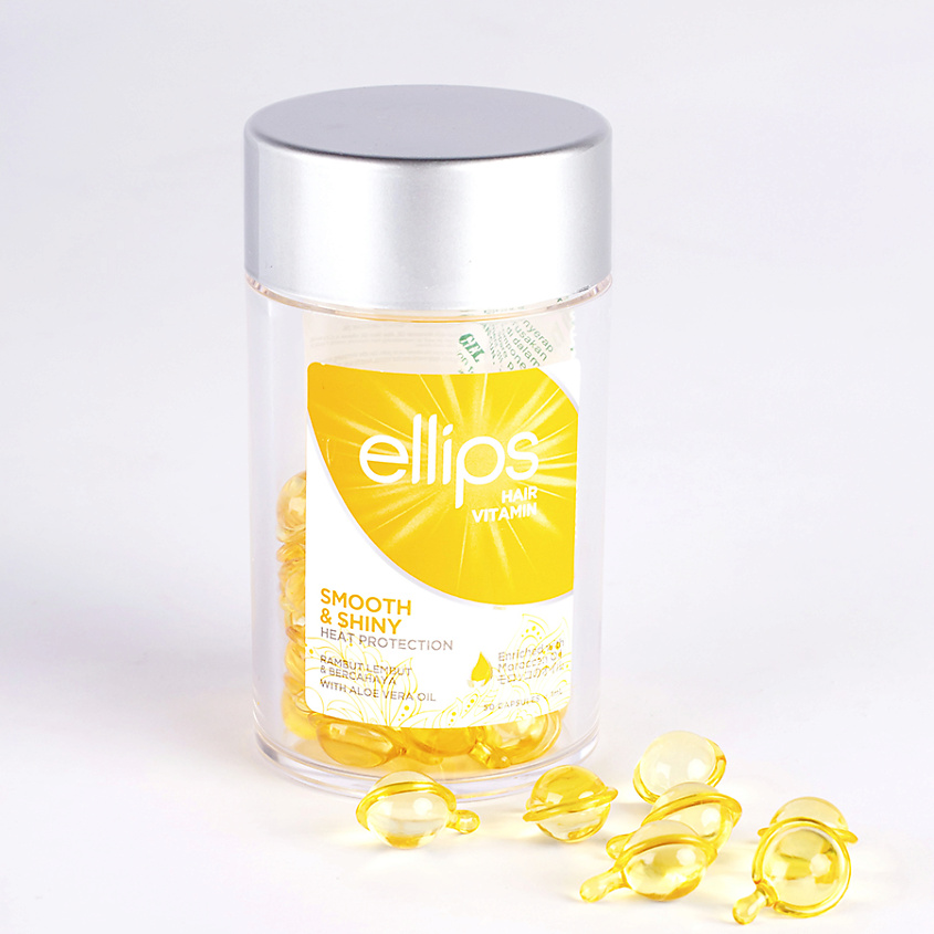 ELLIPS Hair Vitamin Smooth & Shiny Масло для питания тонких волос – фото 1