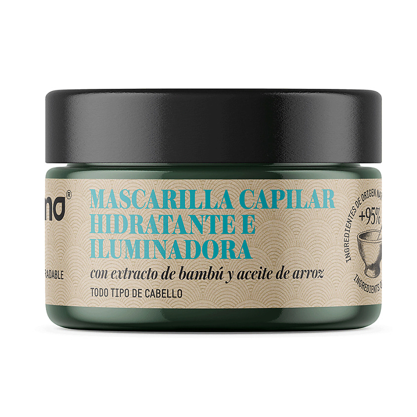 ECODERMA Маска для волос увлажняющая и придающая блеск – фото 2