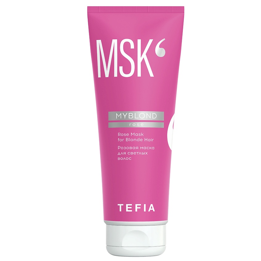 TEFIA Розовая маска для светлых волос Rose Mask for Blonde Hair MYBLOND – фото 1