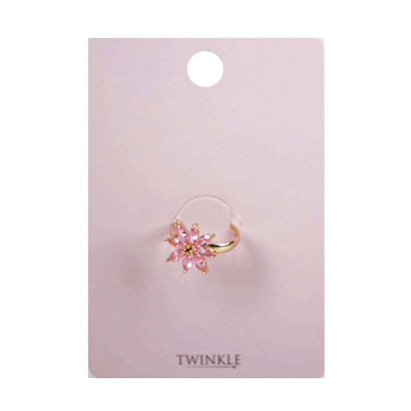 TWINKLE Кольцо Pink Flower – фото 2