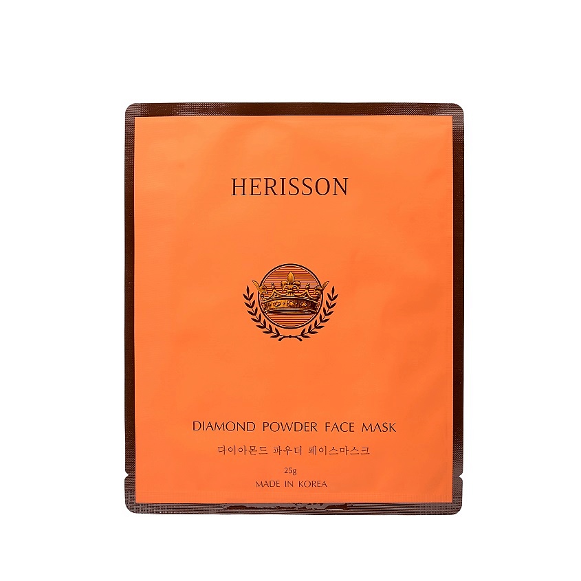 HERISSON Тканевая маска "с бриллиантовой пылью" для лица – фото 2