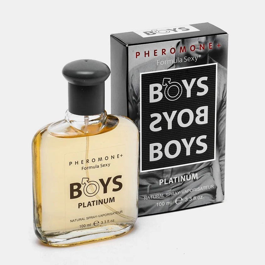 FORMULA SEXY Парфюмированный лосьон с феромонами Boys Platinum розмарин шалфей амбра – фото 1