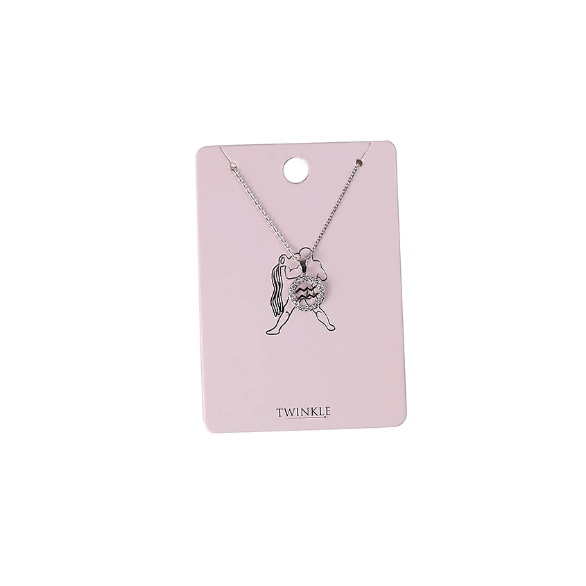 TWINKLE ZODIAC COLLECTION Подвеска с цепочкой "Водолей" – фото 2