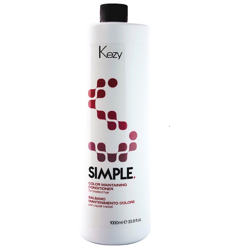 KEZY Бальзам для поддержания цвета окрашенных волос с UV фильтром SIMPLE – фото 1