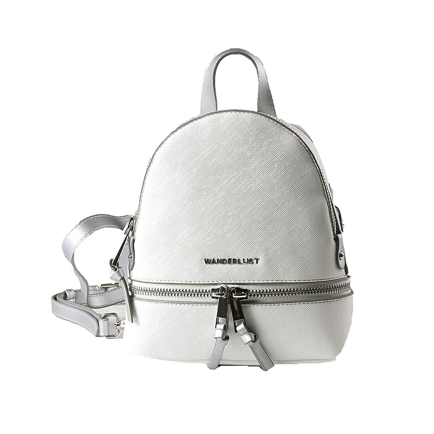WANDERLUST Рюкзак Wanderlust Saffiano small белый – фото 2