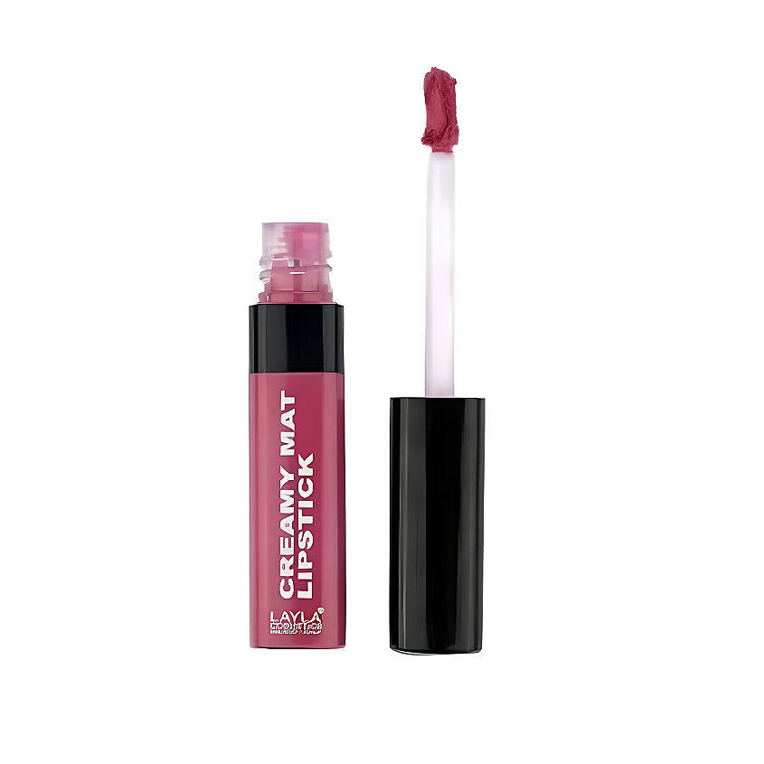LAYLA Помада для губ кремовая матовая Creamy Mat Lip Color, N. 3, 8 мл – фото 2