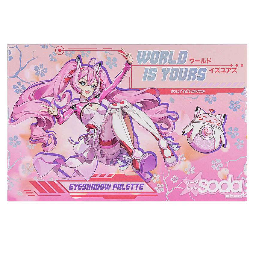 SODA Chan Палетка теней World Is Yours #softdivalution – фото 1
