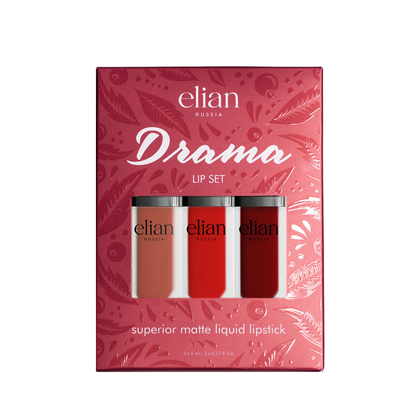ELIAN Набор матовых помад Drama Lip Set – фото 2