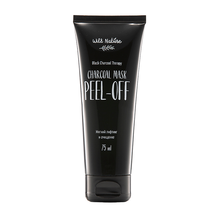 WILD NATURE Маска для лица с активированным углем Peel-Off Black Charcoal Therapy – фото 2
