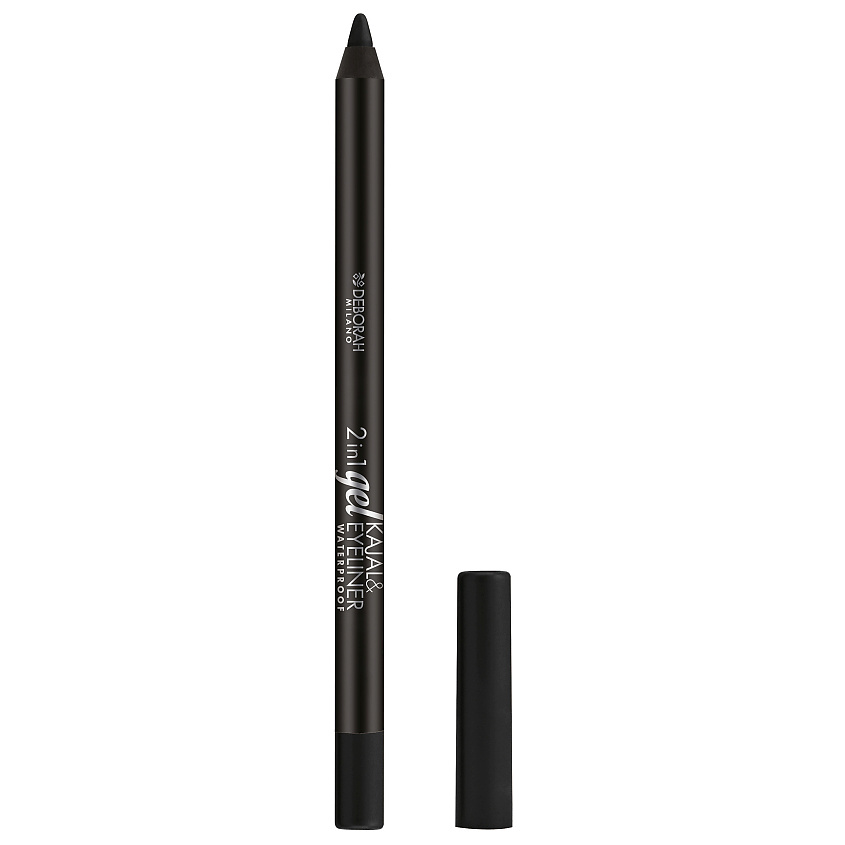DEBORAH MILANO Карандаш для век гелевый 2 IN 1 GEL KAJAL & EYELINER PENCIL – фото 1