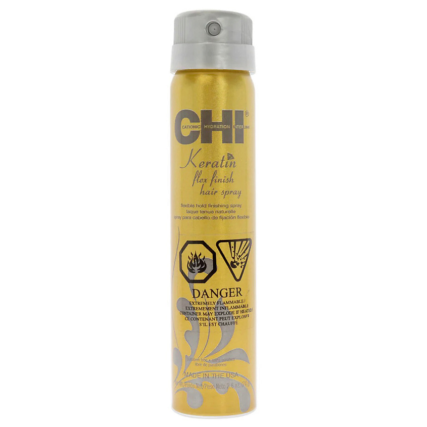 CHI Лак для волос средней фиксации с кератином Keratin Flex Finish Hairspray – фото 2
