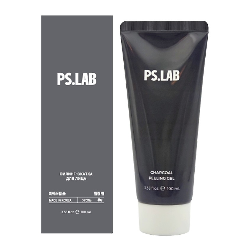 PS.LAB Пилинг-скатка для лица с древесным углем Charcoal Peeling Gel – фото 2