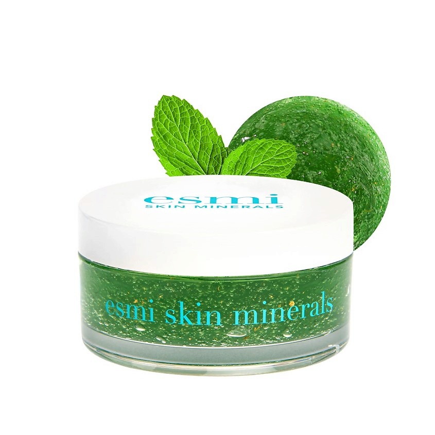 ESMI SKIN MINERALS Маска для лица успокаивающая с золотыми частицами Anti-inflammation Mint Gel Booster Mask – фото 1