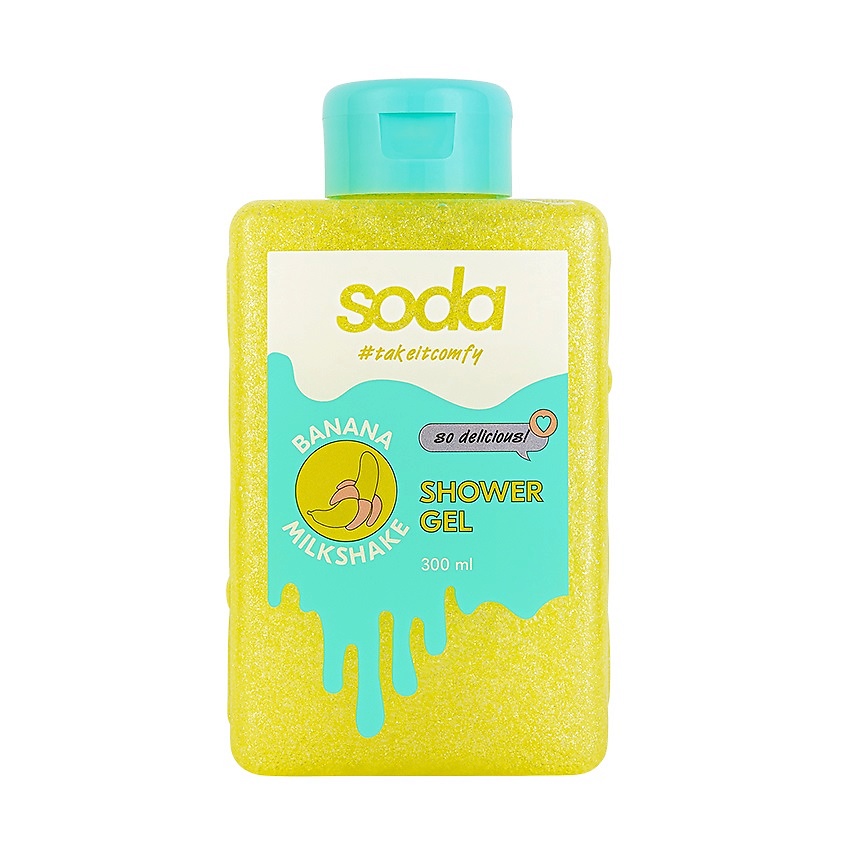 SODA Гель для душа #takeitcomfy "BANANA MILKSHAKE" – фото 1