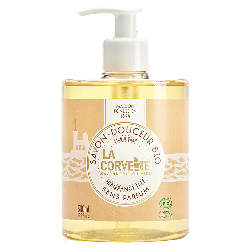 LA CORVETTE Мыло жидкое органическое Гипоаллергенное Douceur Bio Liquid Soap – фото 1