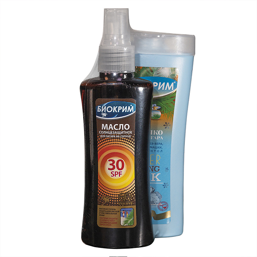 БИОКРИМ Масло для загара SPF 30 + Молочко после загара – фото 2