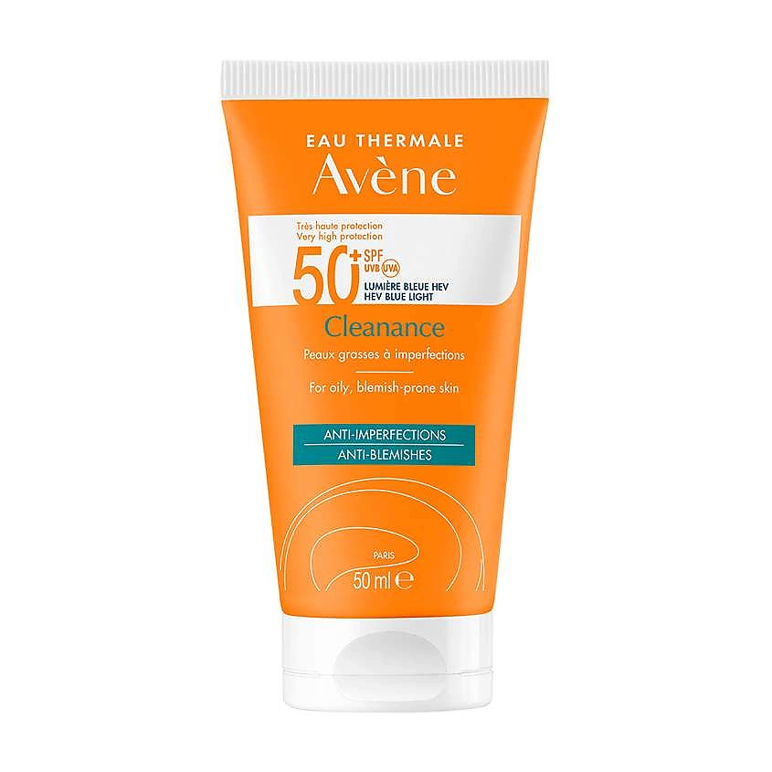 AVENE Флюид для лица солнцезащитный для проблемной кожи SPF50 Cleanance Anti-Blemishes – фото 1