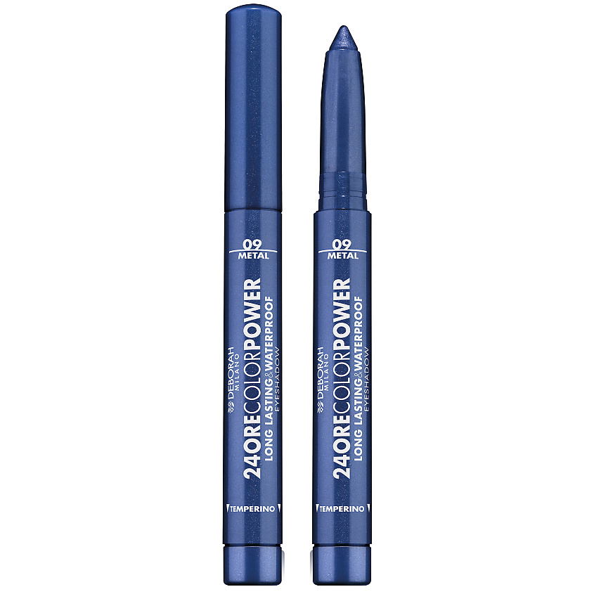DEBORAH MILANO Тени карандаш стойкие 24ORE COLOR POWER EYESHADOW, № 09 ночной синий, 1,4 г – фото 1