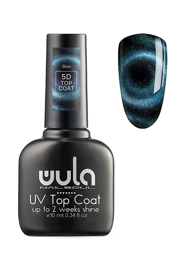 WULA NAILSOUL Верхнее покрытие магнитное, 5D Top Coat, тон ruby – фото 2