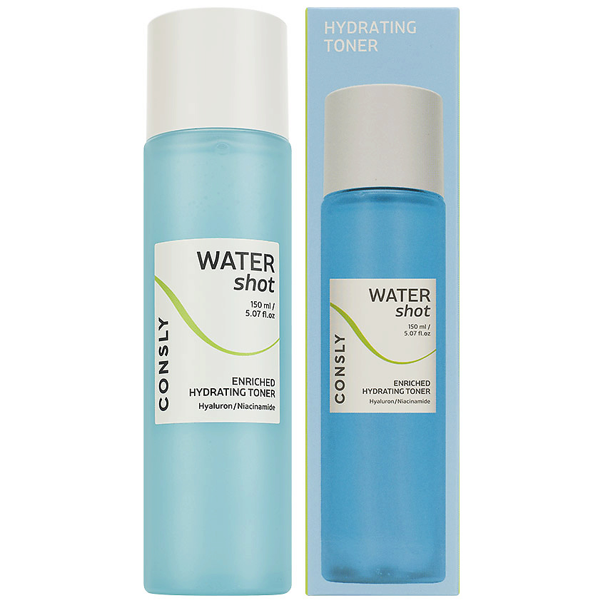 CONSLY Тонер для лица Увлажняющий с гиалуроновой кислотой и ниацинамидом Water Shot Enriched Hydrating Toner – фото 1