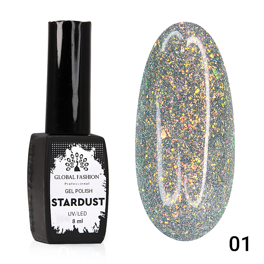 GLOBAL FASHION Гель лак Stardust 01 – фото 2