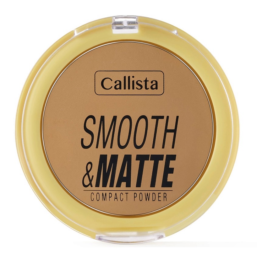 CALLISTA Пудра для лица компактная Smooth&Matte, № 40 Априкот 10 г – фото 1