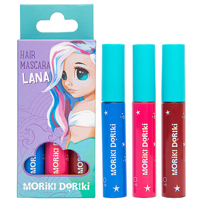 MORIKI DORIKI Набор цветных тушей для волос MORIKI DORIKI LANA – фото 2