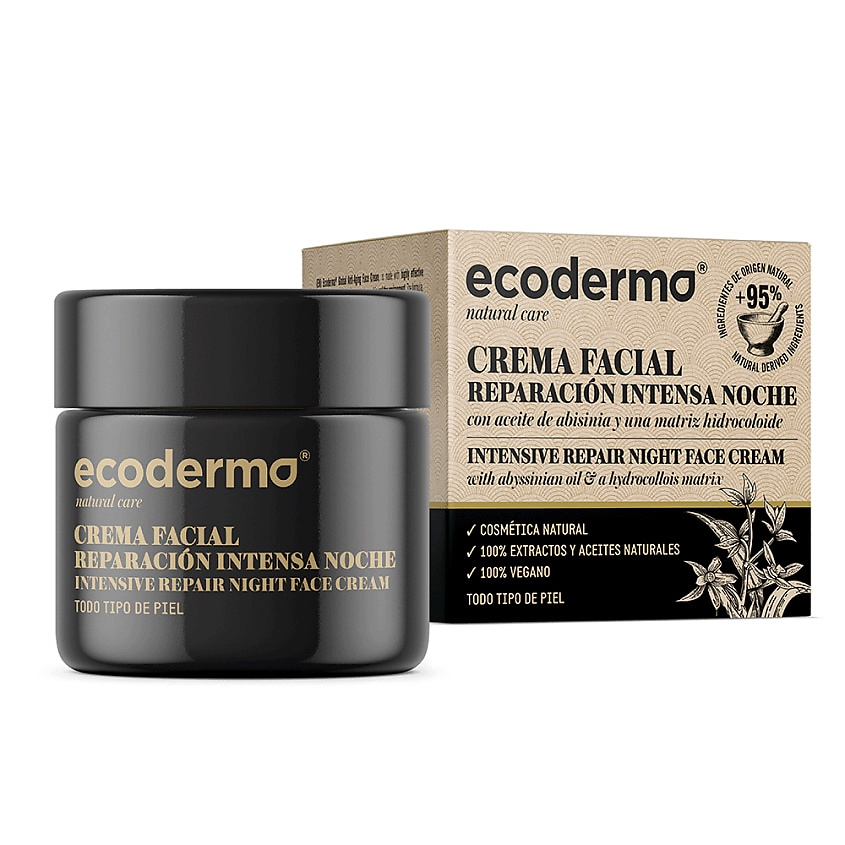 ECODERMA Крем для лица ночной восстанавливающий Intensive Repair Night Face Cream – фото 1