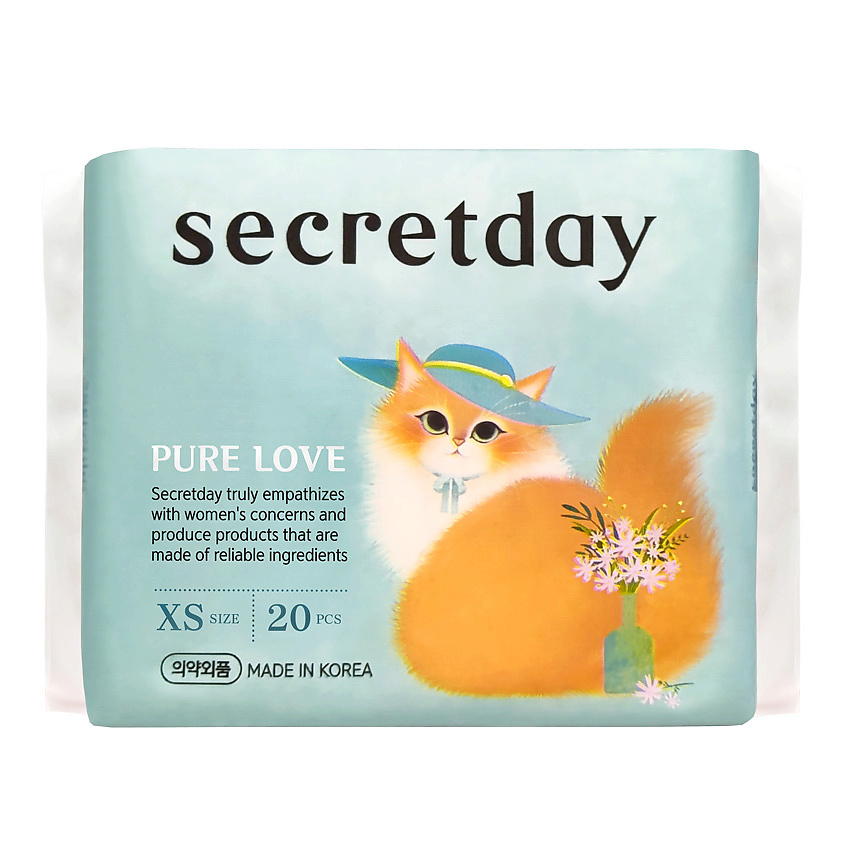 SECRET DAY Прокладки ежедневные хлопковые Pure Love XS – фото 2