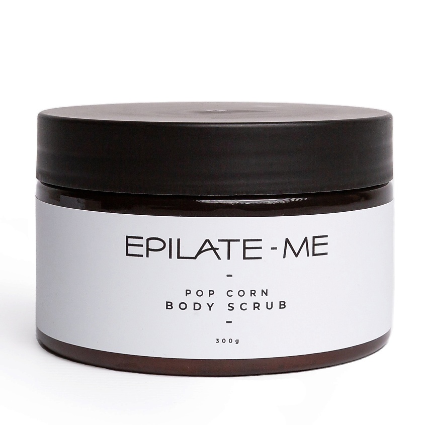 EPILATE ME Сахарный скраб для тела с маслами и натуральными экстрактами с ароматом Поп корн – фото 1