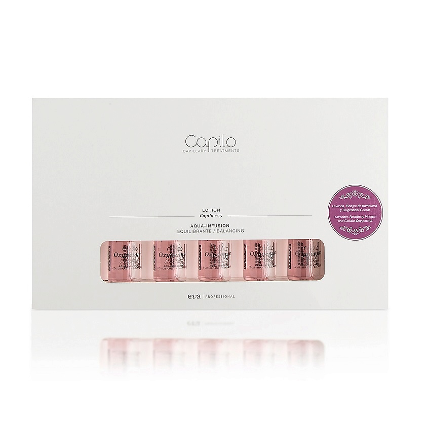 EVA PROFESSIONAL HAIR CARE Набор: Лосьон для жирной кожи головы против перхоти Capilo Ekilibrium Aqua-Infusion N.35 – фото 2