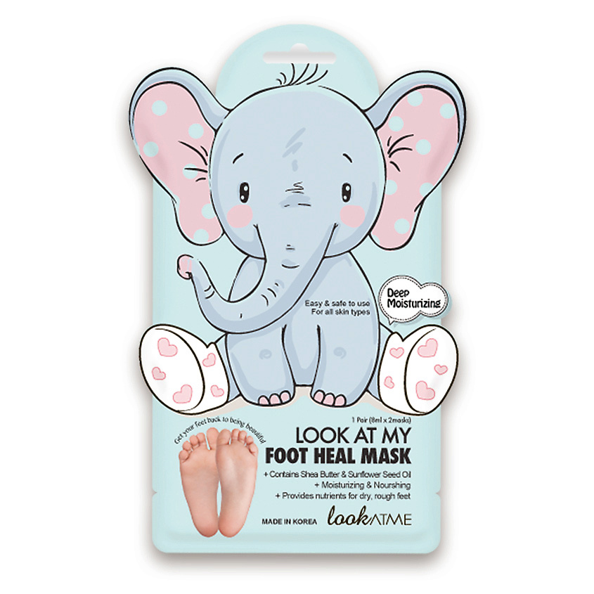 LOOK AT ME Маска для ног увлажняющая Foot Heal Mask – фото 2