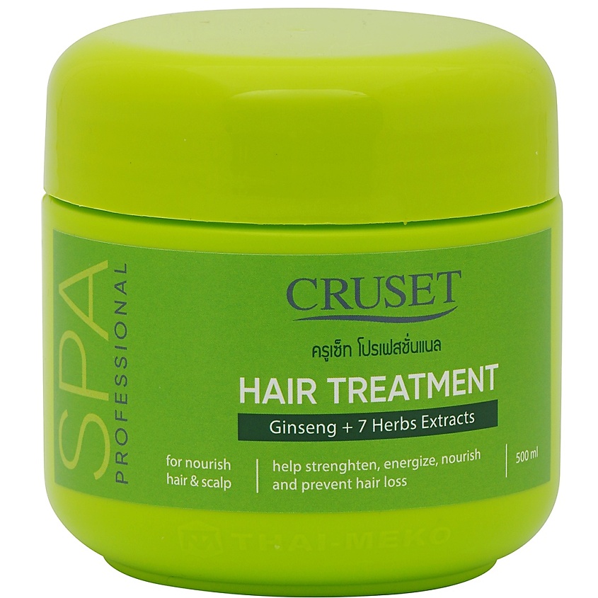 CRUSET Маска для волос женьшень и 7 трав Hair Spa Treatment with Ginseng & 7-Herbs Extracts – фото 2