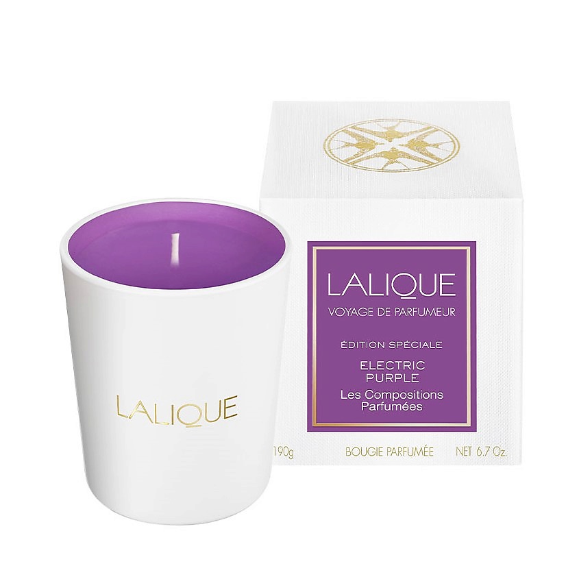 LALIQUE Свеча ароматическая Electric Purple – фото 1
