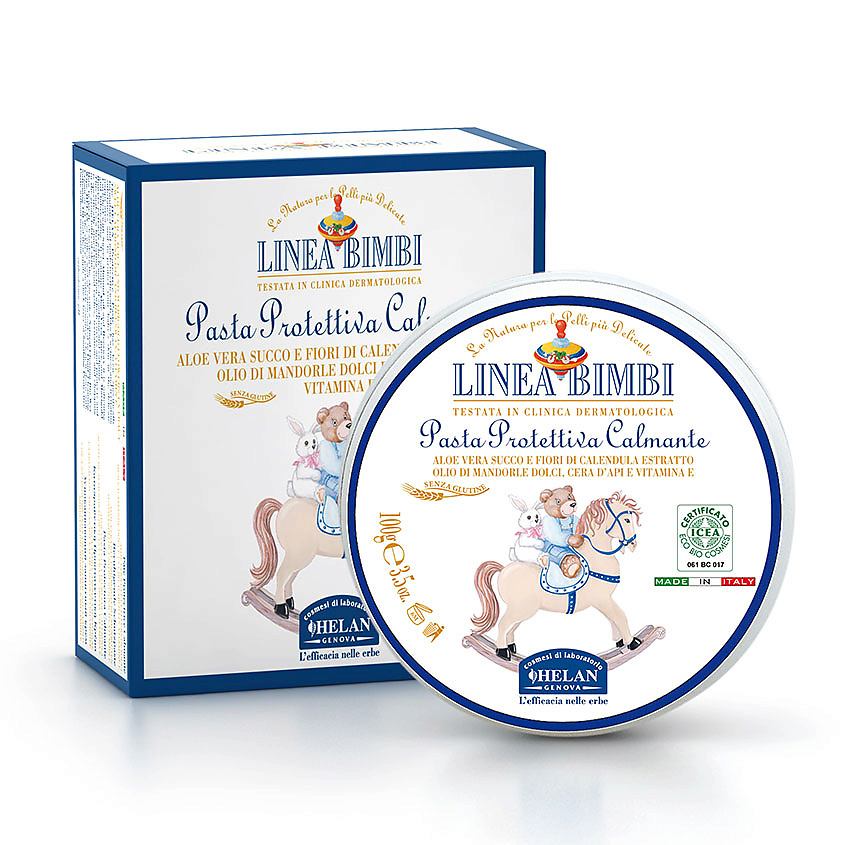 HELAN Защищающий увлажняющий крем для зоны пеленания Linea Bimbi – фото 2
