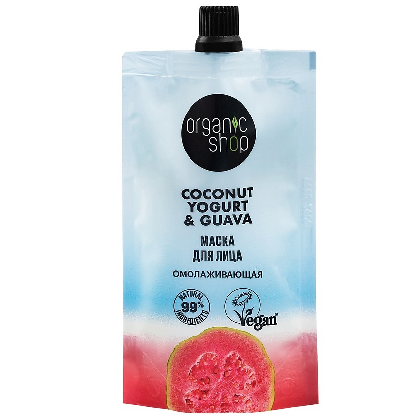 ORGANIC SHOP Маска для лица "Омолаживающая" Coconut yogurt – фото 1