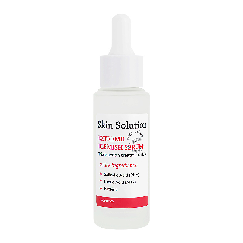 WILD NATURE Интенсивная сыворотка для жирной кожи Skin Solution Extreme Blemish Serum – фото 1
