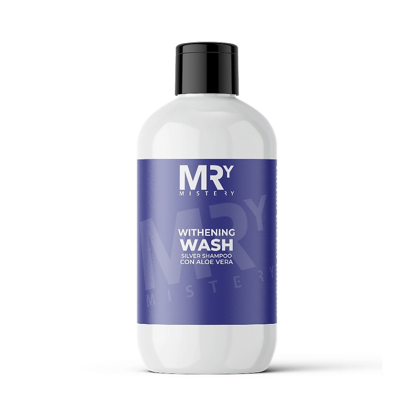 MRY MISTERY Шампунь для светлых и седых волос мужской Whitening Wash Silver Shampoo – фото 2