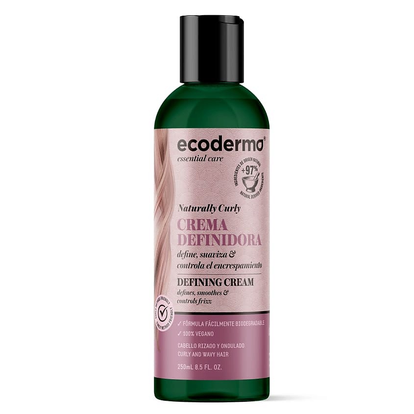 ECODERMA Крем для кудрявых волос для усиления завитка Naturally Curly Defining Cream – фото 2