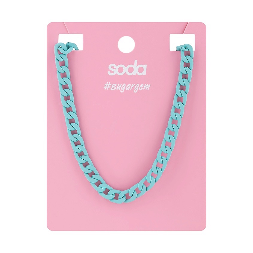 SODA Ожерелье BLUE CHAIN #sugargem – фото 2