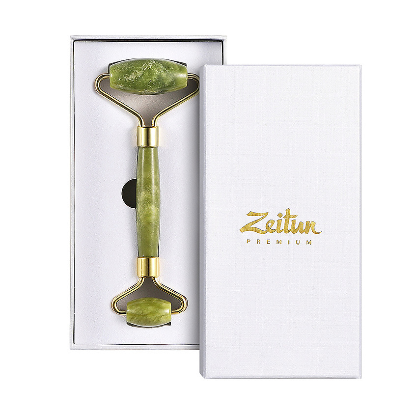 ZEITUN Нефритовый массажёр для лица Jade Massage Roller – фото 1