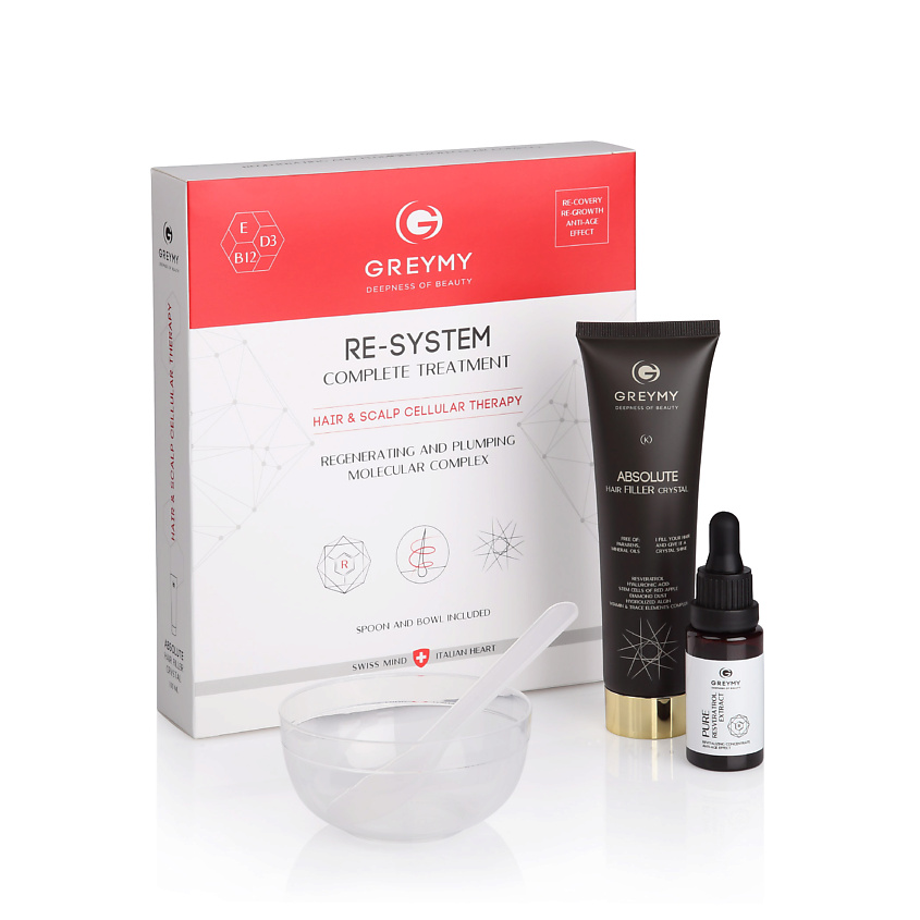 GREYMY Филлер для регенерации и восстановления волос RE-SYSTEM COMPLETE TREATMENT – фото 2