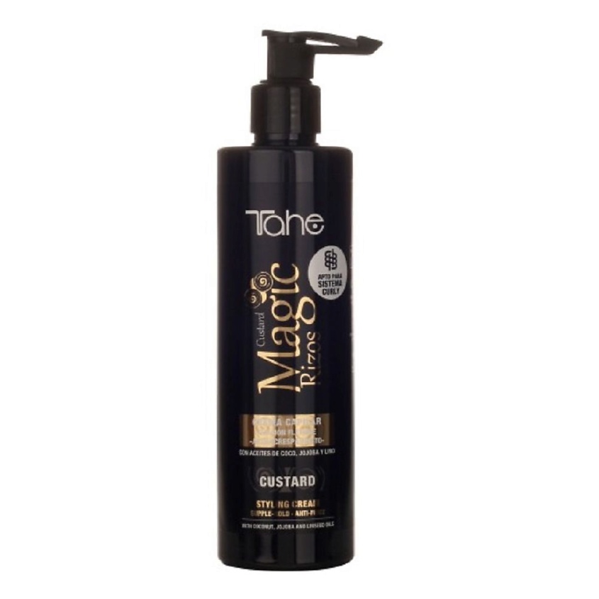 TAHE Kрем гибкой фиксации локонов Custard Magic Rizos Styling Cream – фото 2