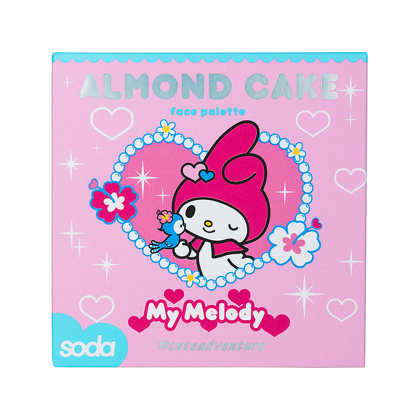 SODA Палетка для лица ALMOND CAKE #cuteadventure – фото 1