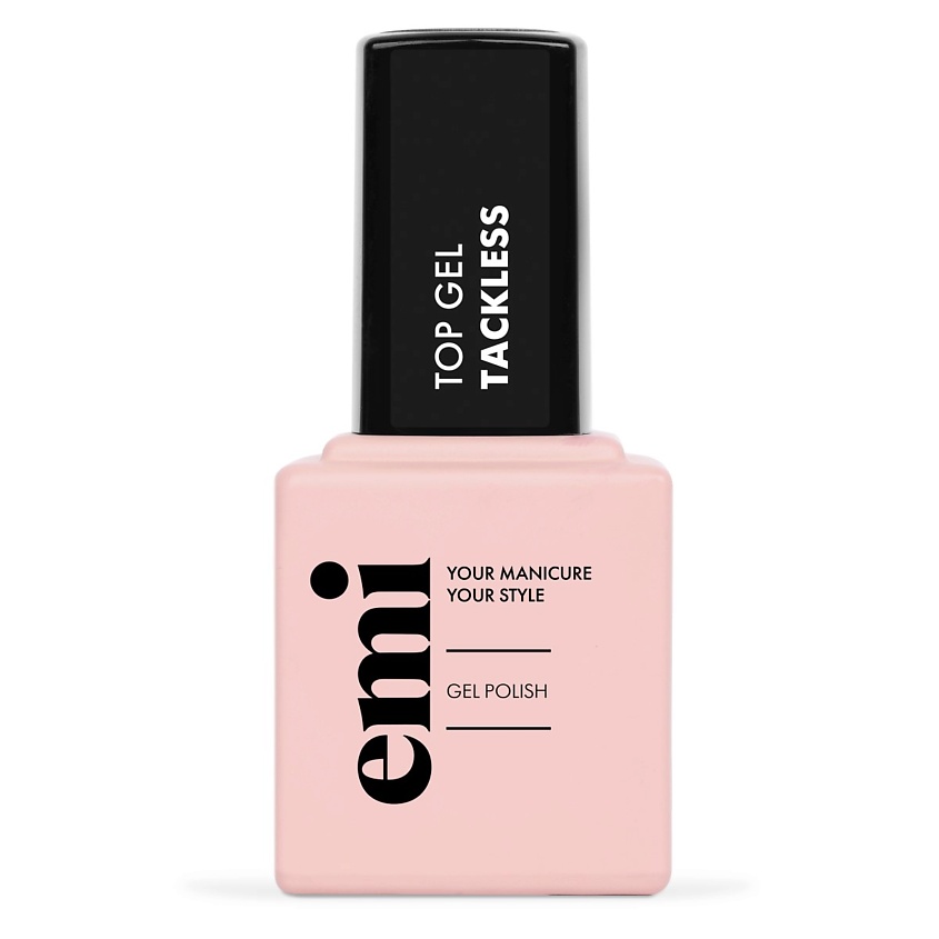 EMI Эластичный топ для гель-лака без липкого слоя E.MiLac Top gel Tackless – фото 1