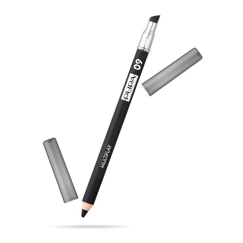 PUPA Карандаш для век с аппликатором Multiplay Eye Pencil, № 09 Глубокий черный, 1,2 г – фото 2