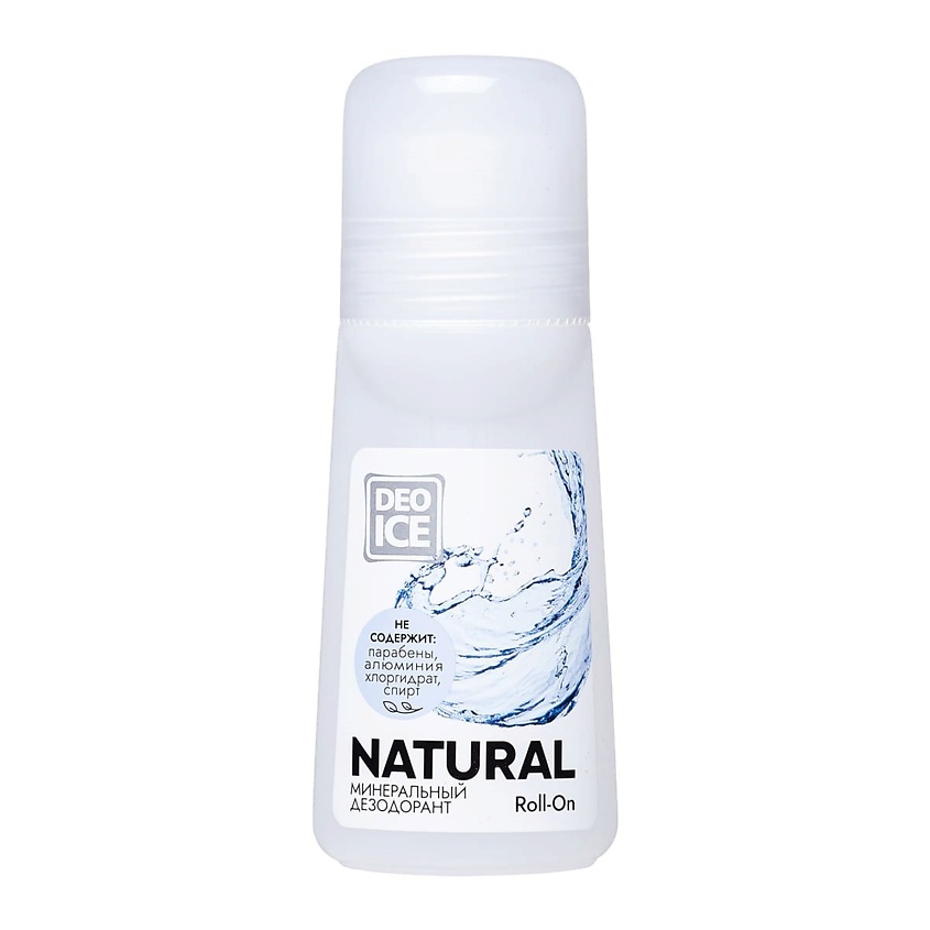 DEOICE Минеральный дезодорант Roll-On Natural – фото 1