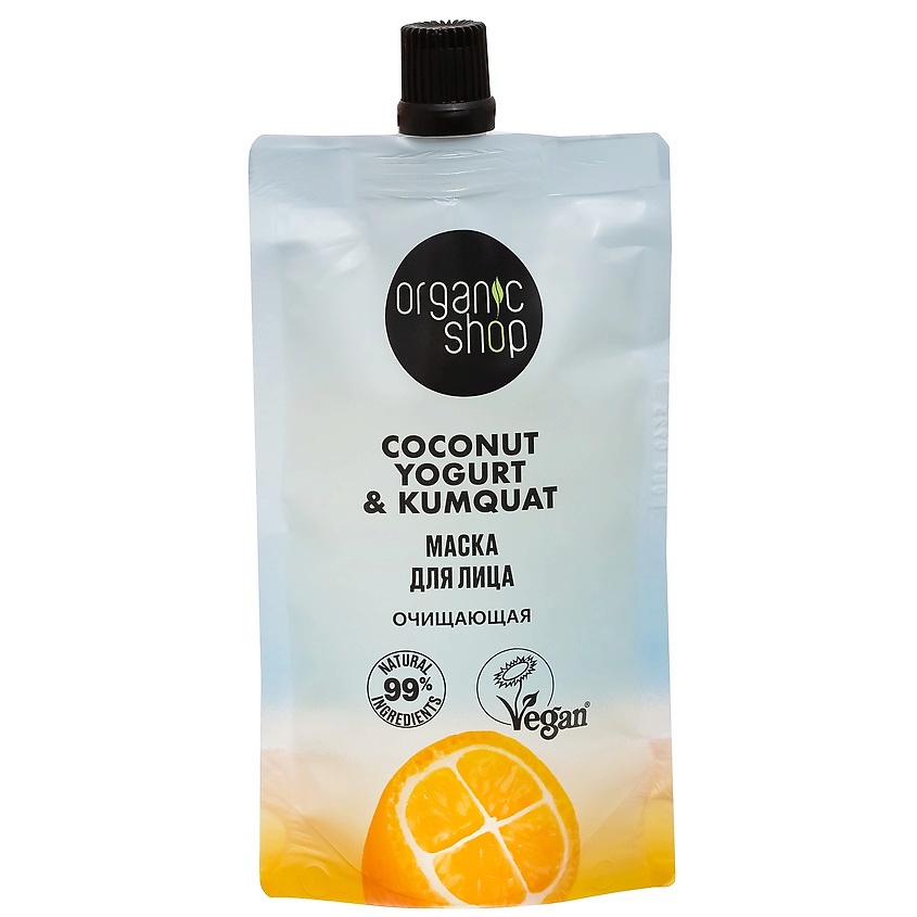 ORGANIC SHOP Маска для лица "Очищающая" Coconut yogurt – фото 1