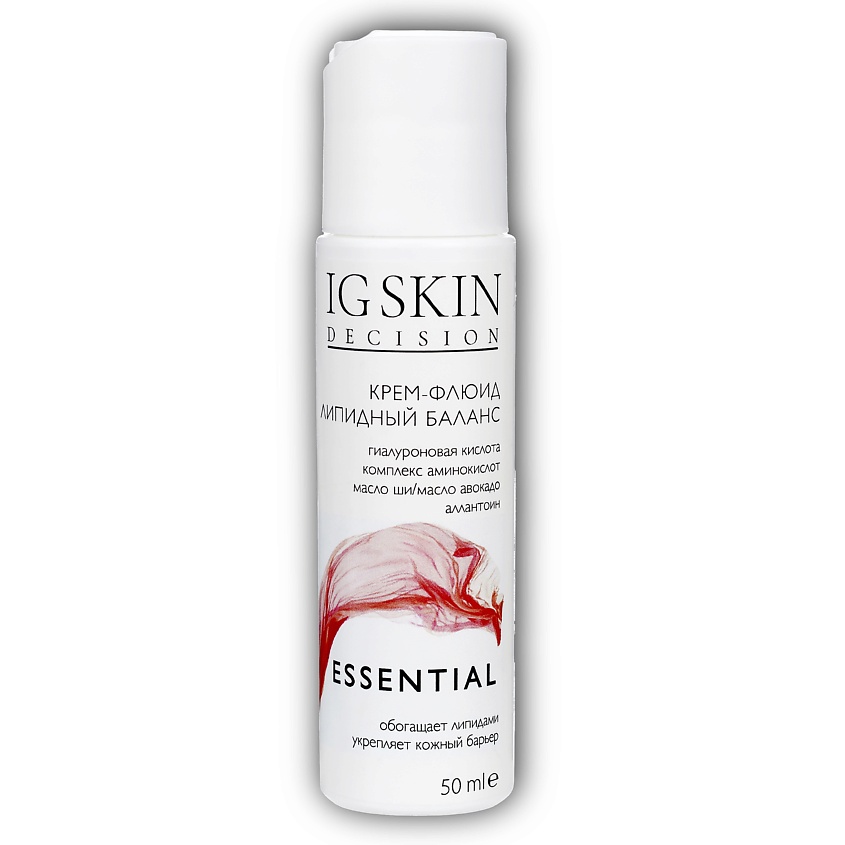 IG SKIN DECISION Увлажняющий крем-флюид с гиалуроновой кислотой, аминокислотами, маслом ши/авокадо – фото 2